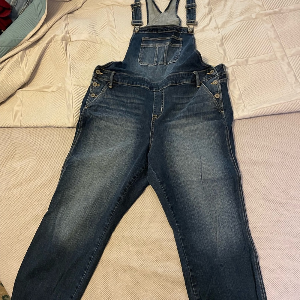 Denim overalls